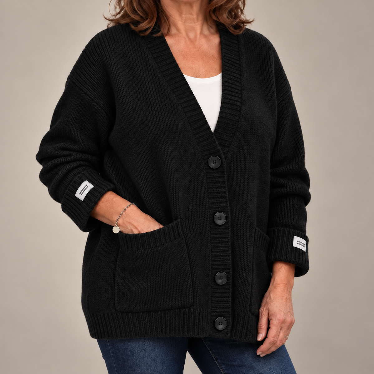 Jean – Oversized Chunky Knit Cardigan