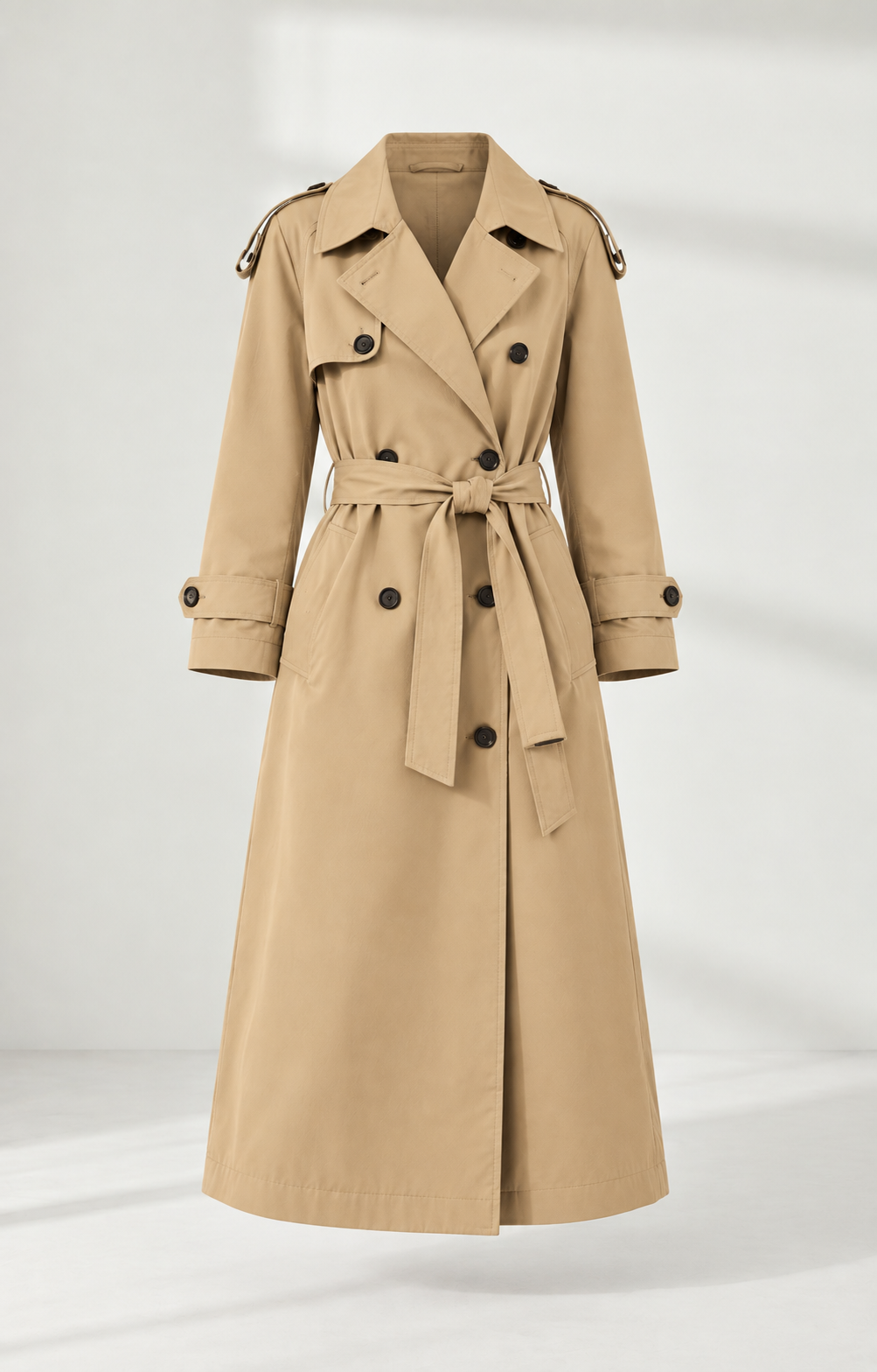Sonia – Classic Double-Breasted Trench Coat