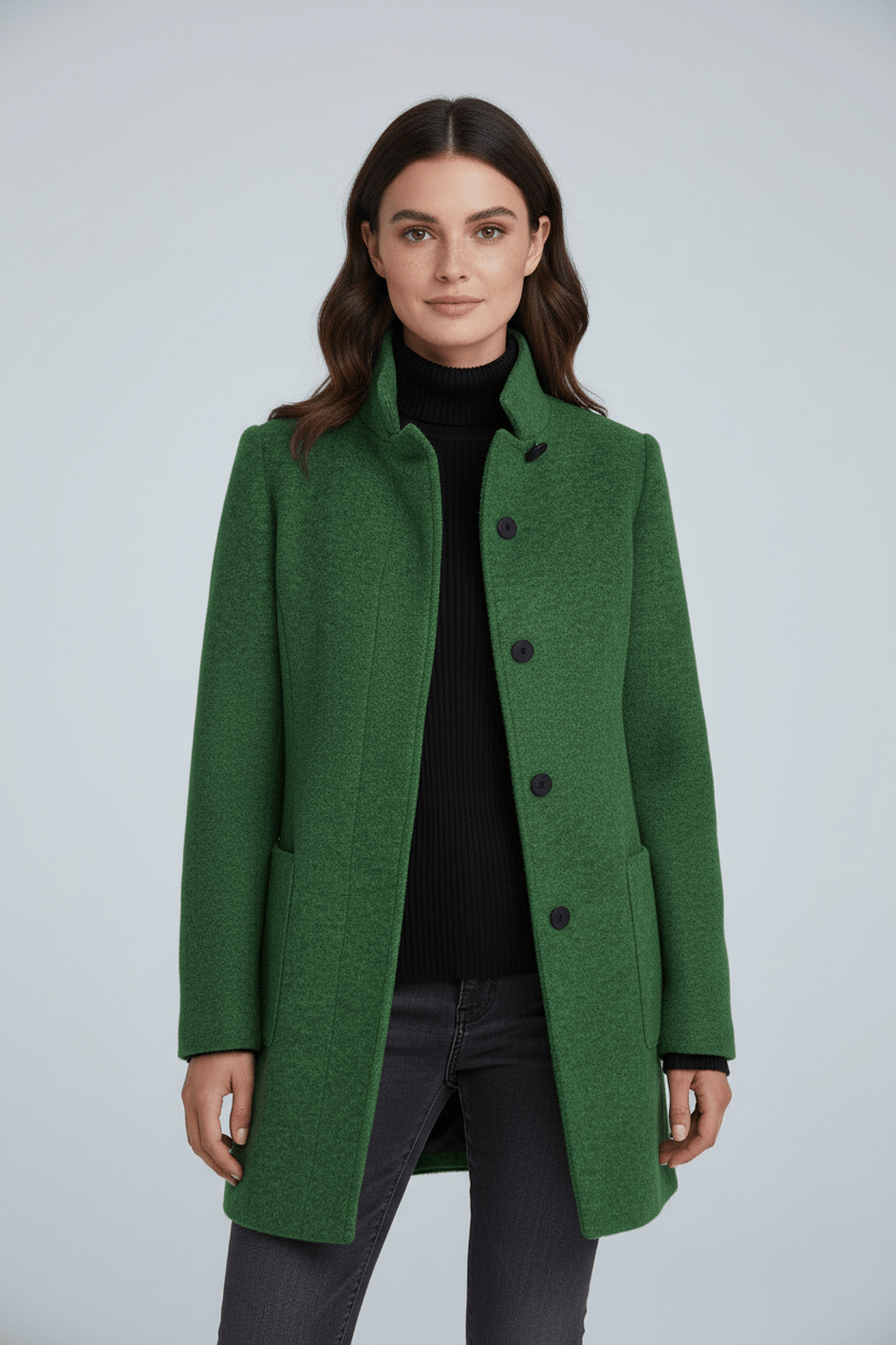 Marianne – Tailored Button-Up Overcoat