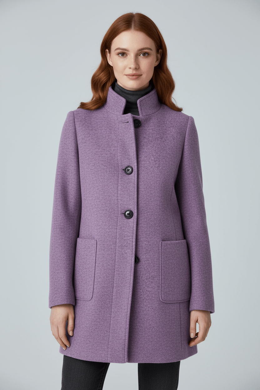 Marianne – Tailored Button-Up Overcoat