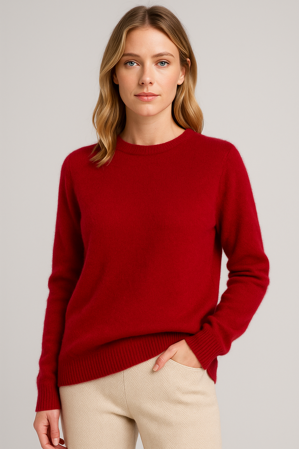 Edna – Classic Crewneck Knit Jumper