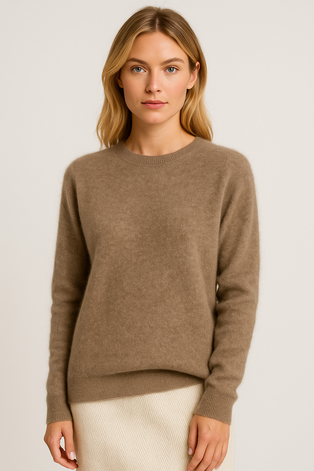 Edna – Classic Crewneck Knit Jumper
