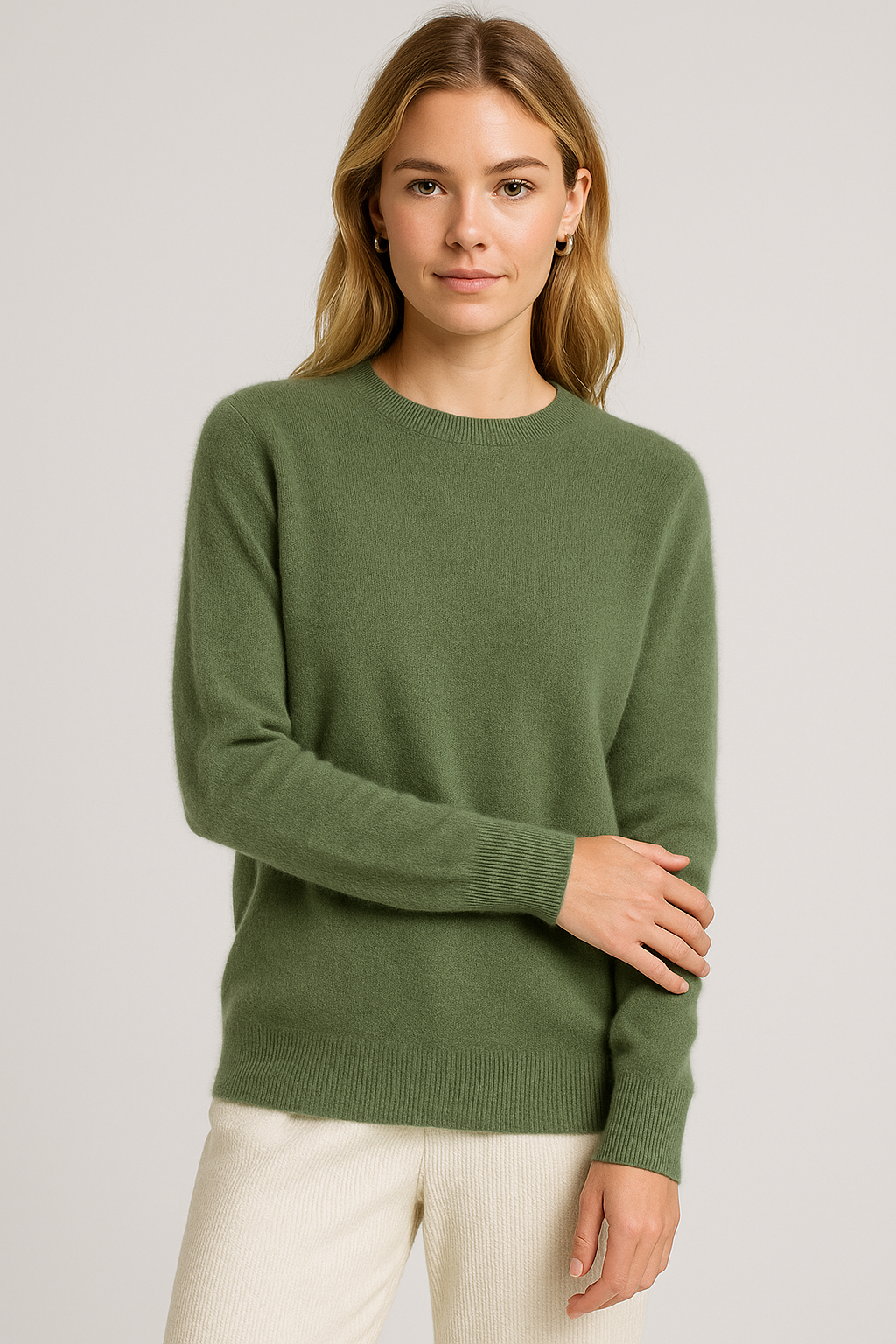 Edna – Classic Crewneck Knit Jumper