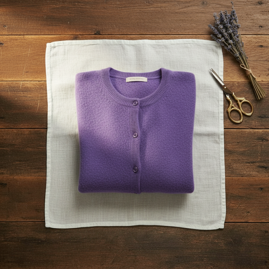 Brenda – Crew Neck Button-Front Knit Cardigan