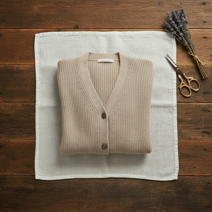 Miranda – Longline Ribbed Button Cardigan