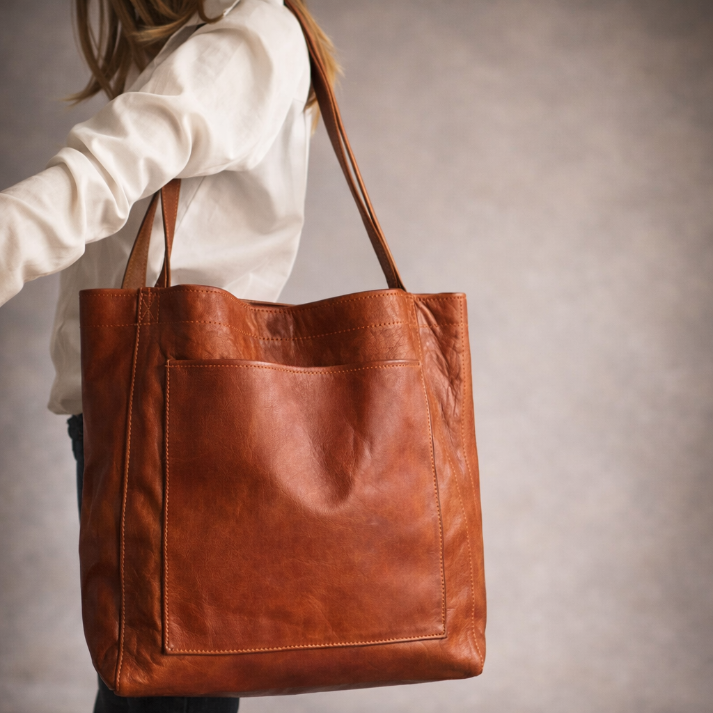 Willa – Structured Leather-Look Tote Bag