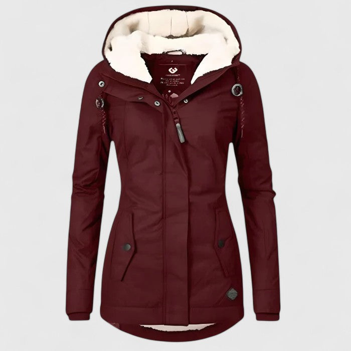 Shona – Fleece-Lined Hooded Winter Jacket