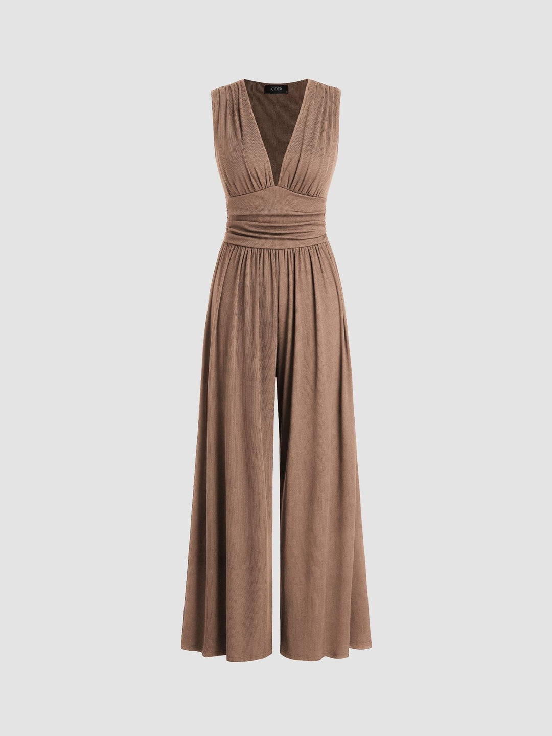 Nuala – Wide Leg Ruched Jumpsuit