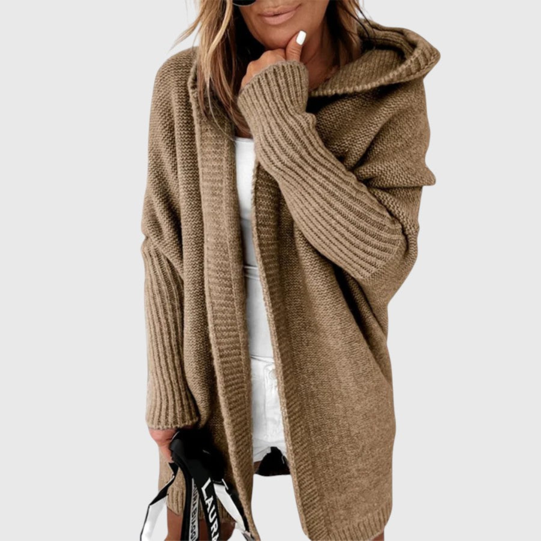 Bridie – Hooded Knit Cardigan