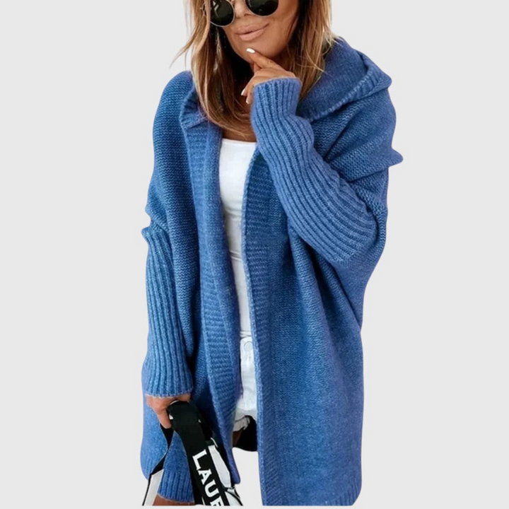 Bridie – Hooded Knit Cardigan