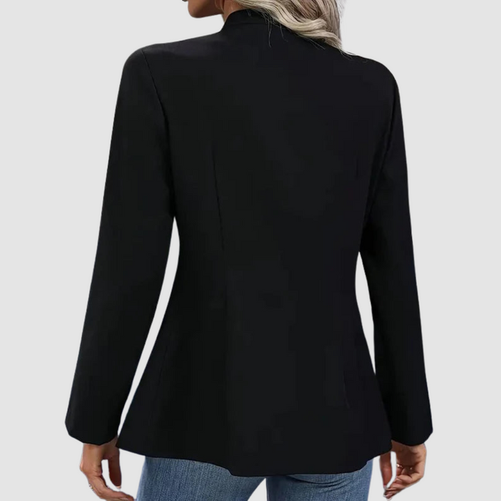 Constance – Double-Breasted Military Button Blazer