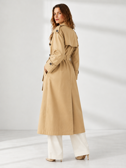 Sonia – Classic Double-Breasted Trench Coat