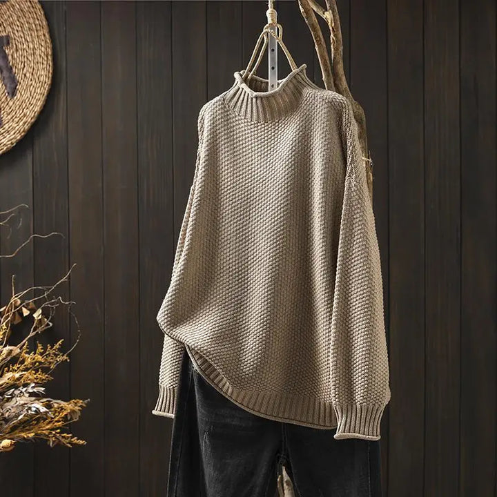 Rhoda – Relaxed Textured Knit Jumper