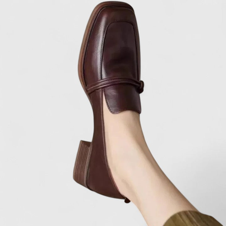 Harriet – Square-Toe Slip-On Loafers