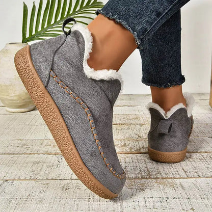 Katrina – Fleece-Lined Cushioned Slip-On Shoes