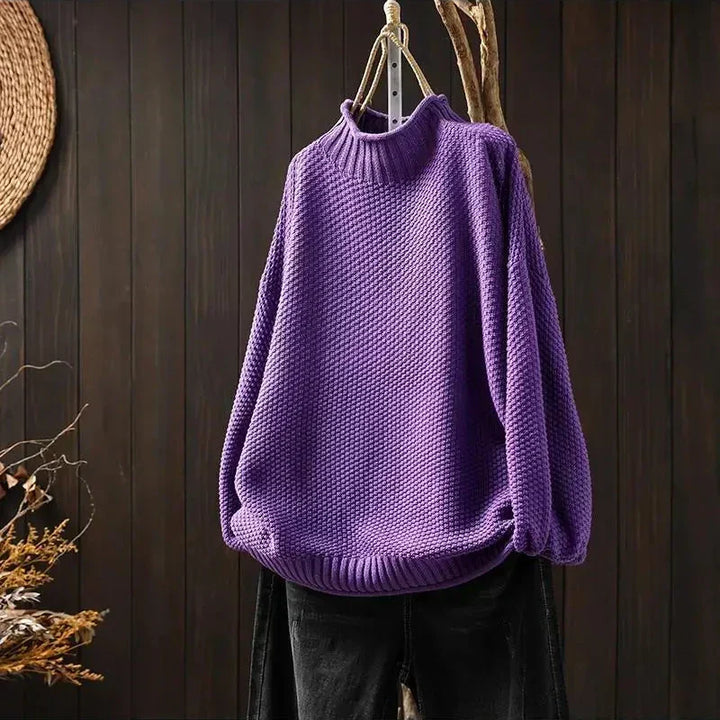 Rhoda – Relaxed Textured Knit Jumper
