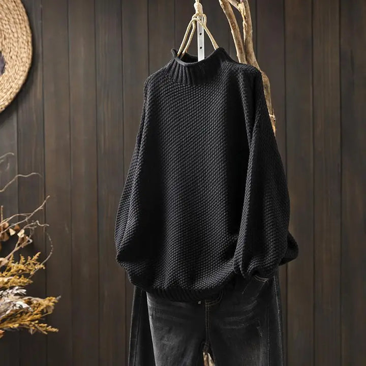 Rhoda – Relaxed Textured Knit Jumper