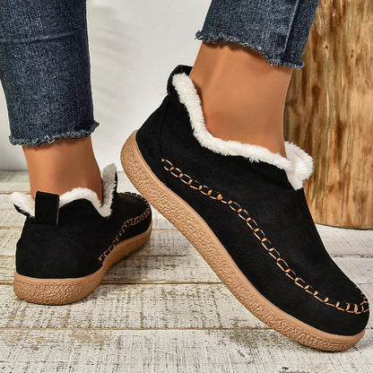 Katrina – Fleece-Lined Cushioned Slip-On Shoes