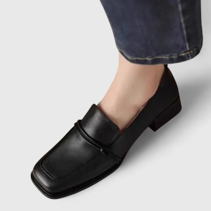 Harriet – Square-Toe Slip-On Loafers