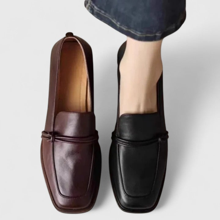Harriet – Square-Toe Slip-On Loafers