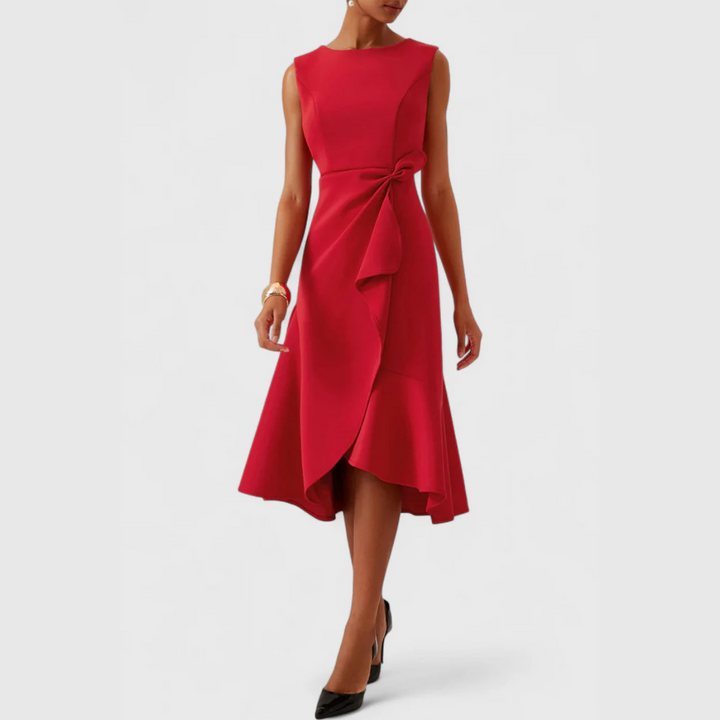 Rhiannon | Draped Asymmetric Midi