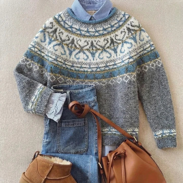 Philippa – Fair Isle Knit Jumper
