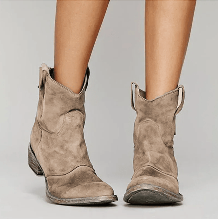 Pamela – Western Ankle Boots