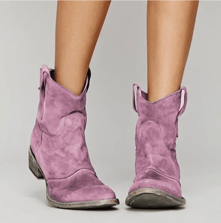 Heather – Western-Style Ankle Boots