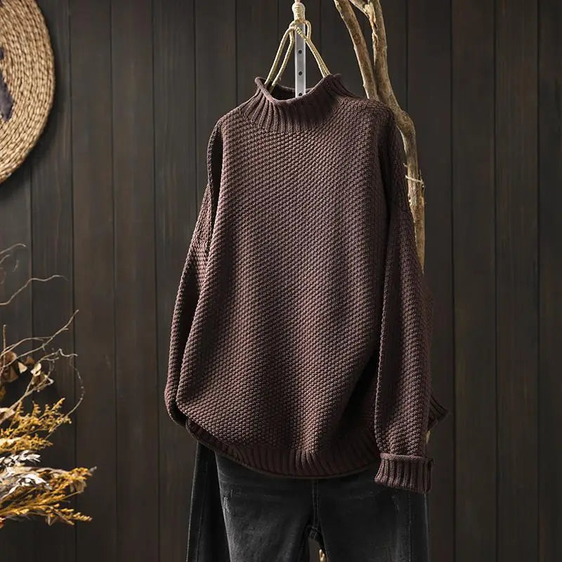 Rhoda – Relaxed Textured Knit Jumper