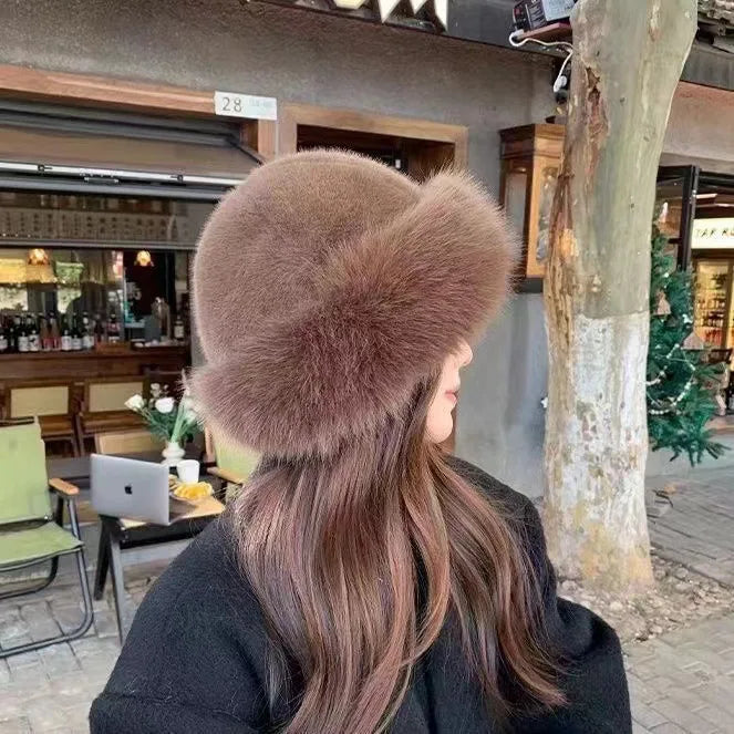 Sandra – Plush Faux Fur Winter Hat