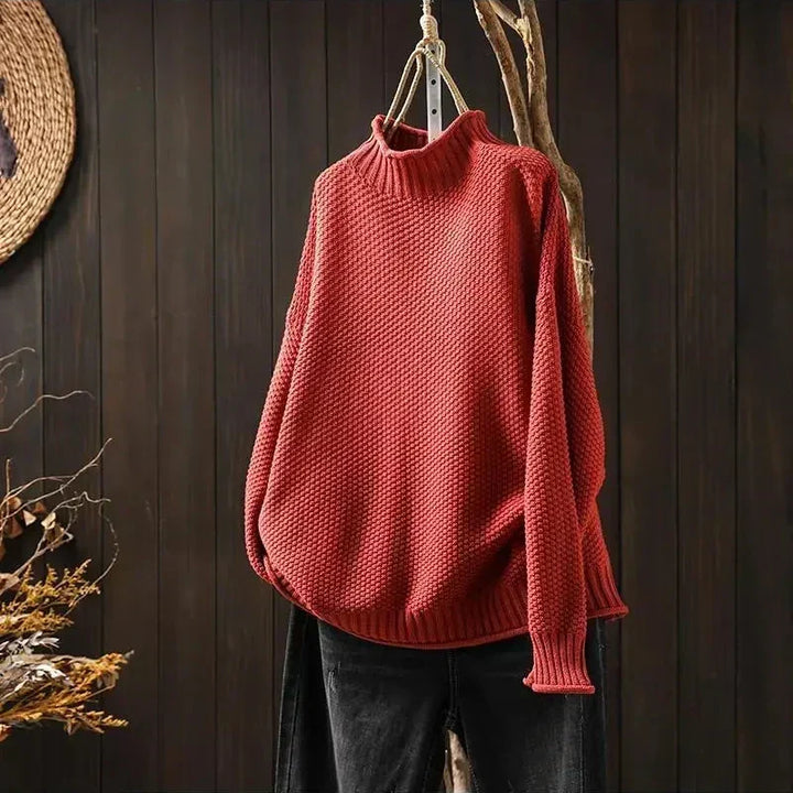 Rhoda – Relaxed Textured Knit Jumper