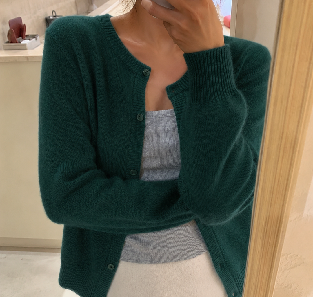 Hilary – Soft Knit Button-Front Cardigan