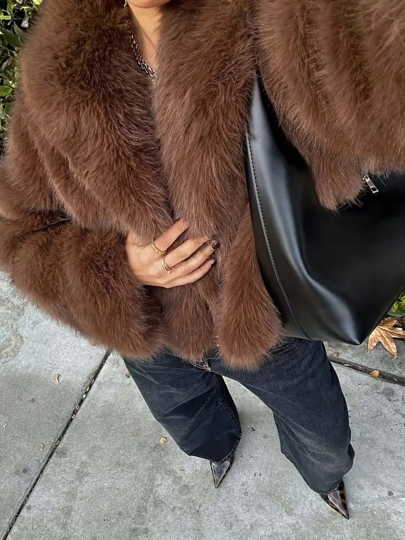 Philippa – Luxurious Faux Fur Jacket