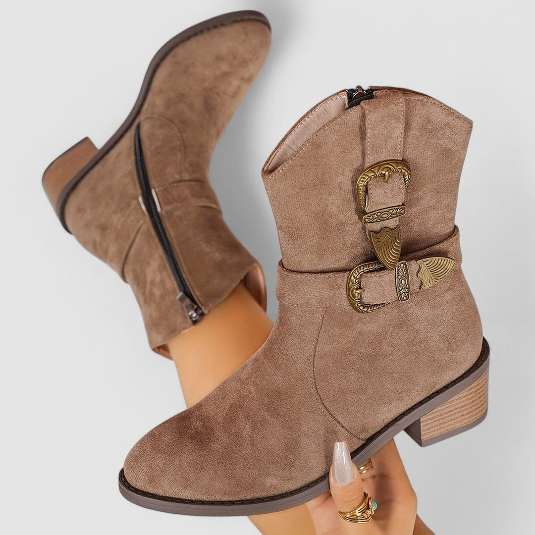 Susanna – Western Buckle Boots