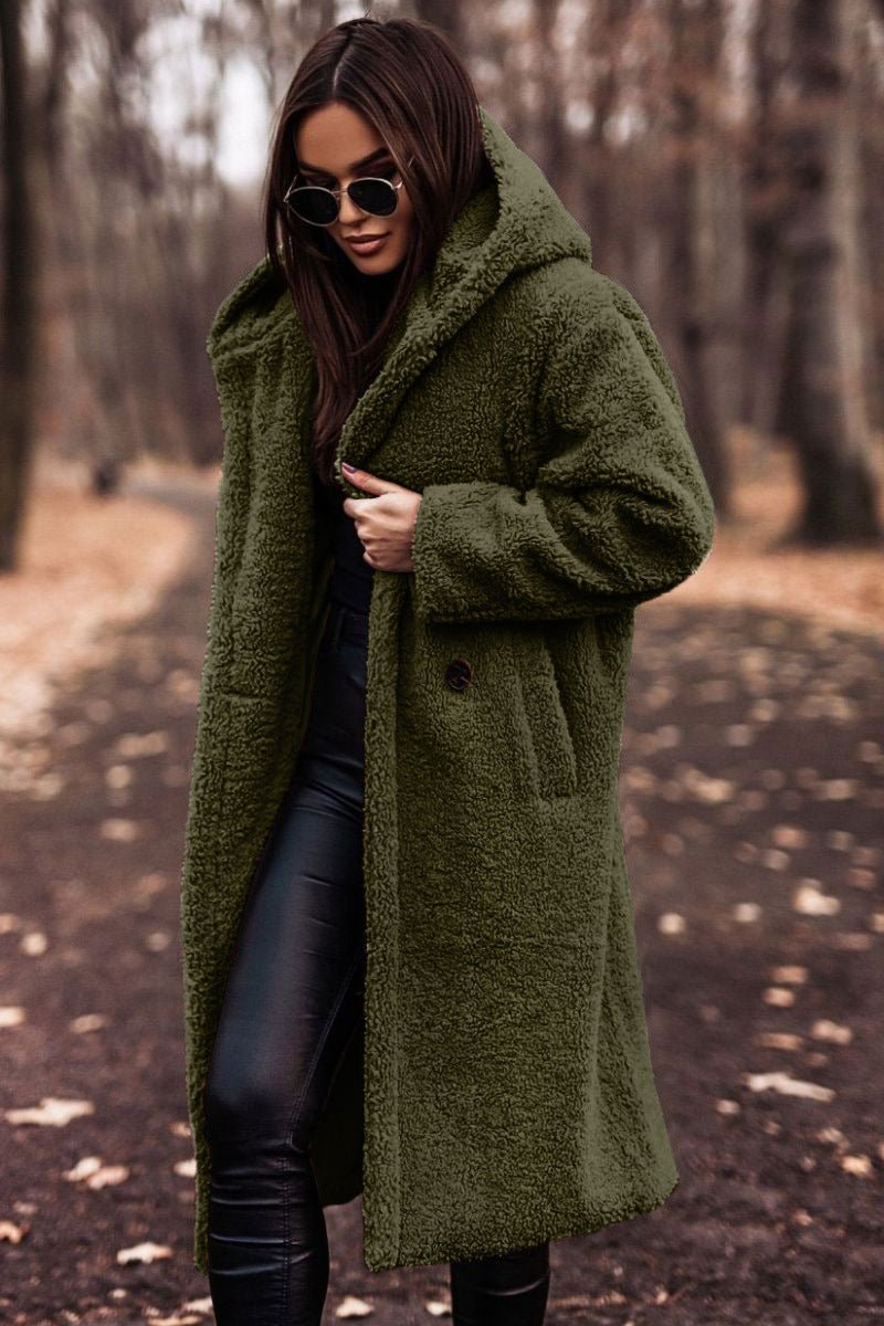 Ophelia – Oversized Teddy Fleece Coat