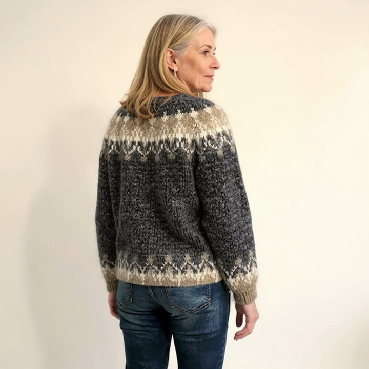 Annabel – Fair Isle Knit Pullover Jumper