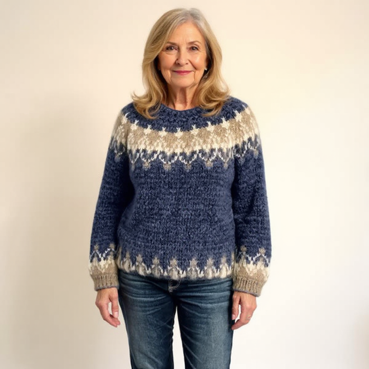 Annabel – Fair Isle Knit Pullover Jumper