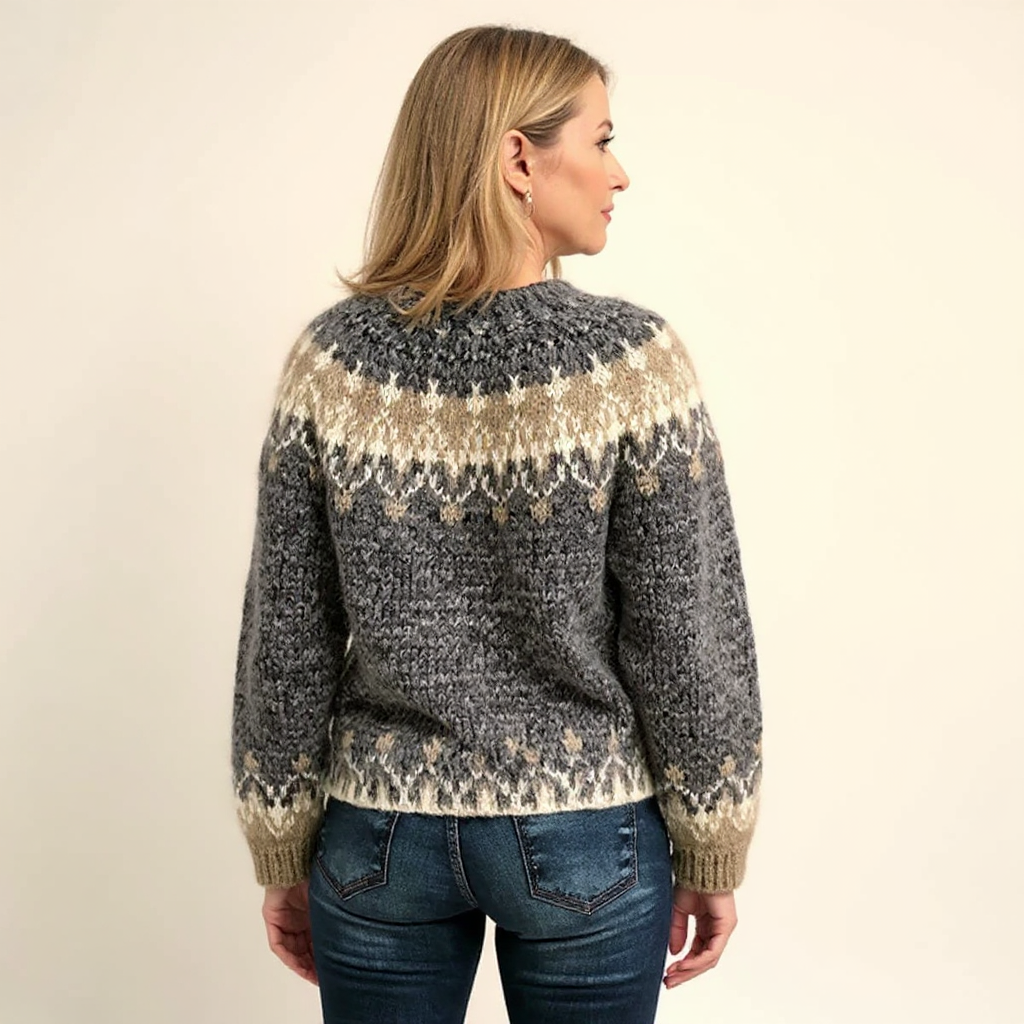 Annabel – Fair Isle Knit Pullover Jumper