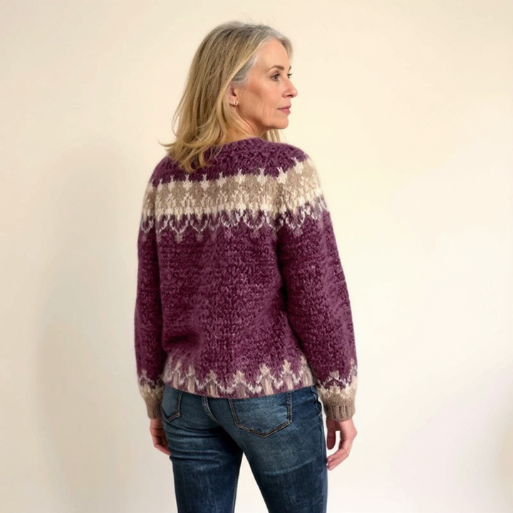Annabel – Fair Isle Knit Pullover Jumper