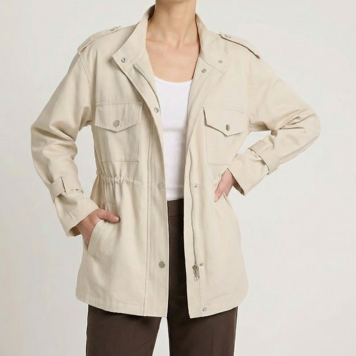 Shirley – Cinched Waist Utility Jacket