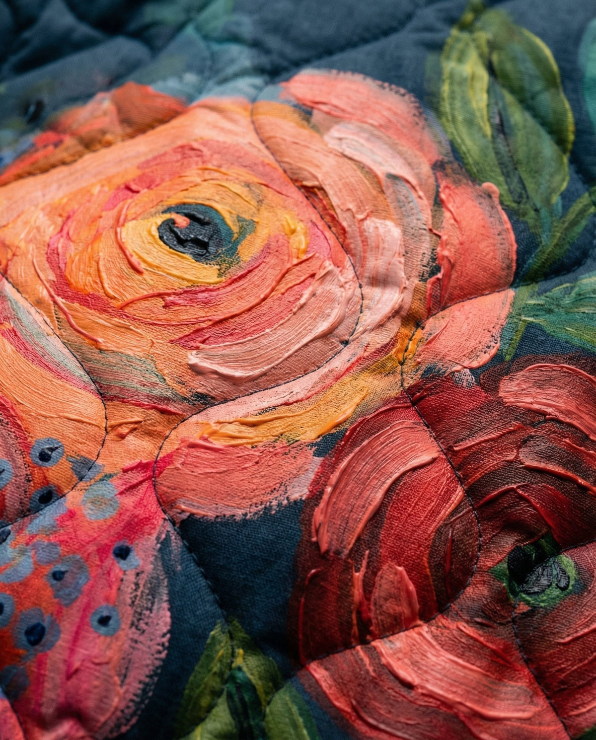 Vera – Vintage Floral Print Quilted Jacket