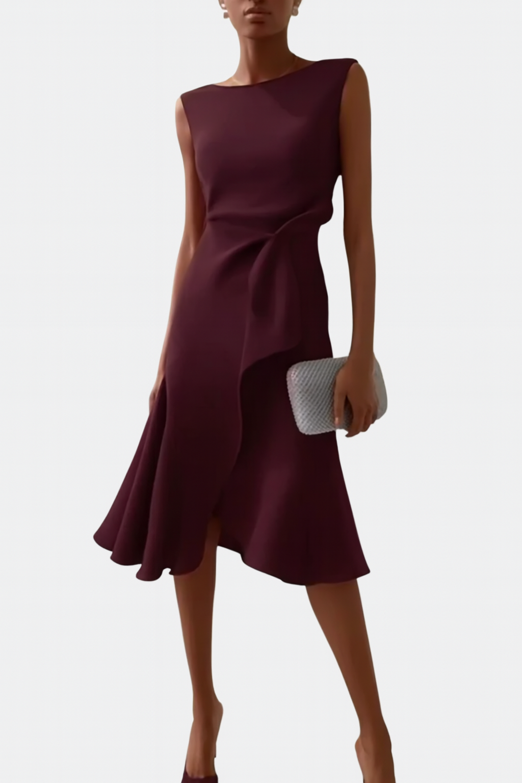 Rhiannon | Draped Asymmetric Midi