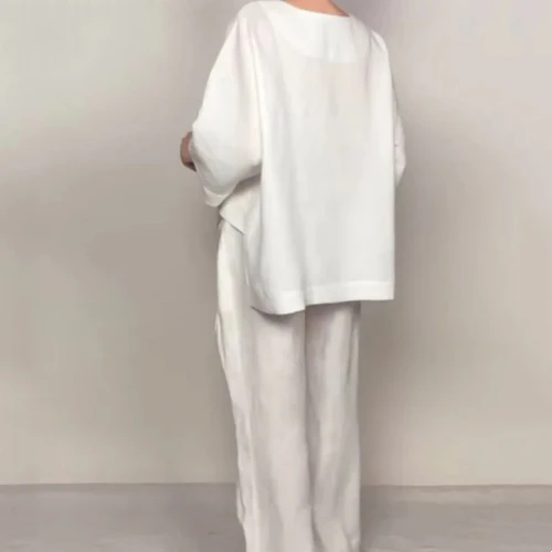Roxie | Relaxed Linen-Look Two-Piece Set