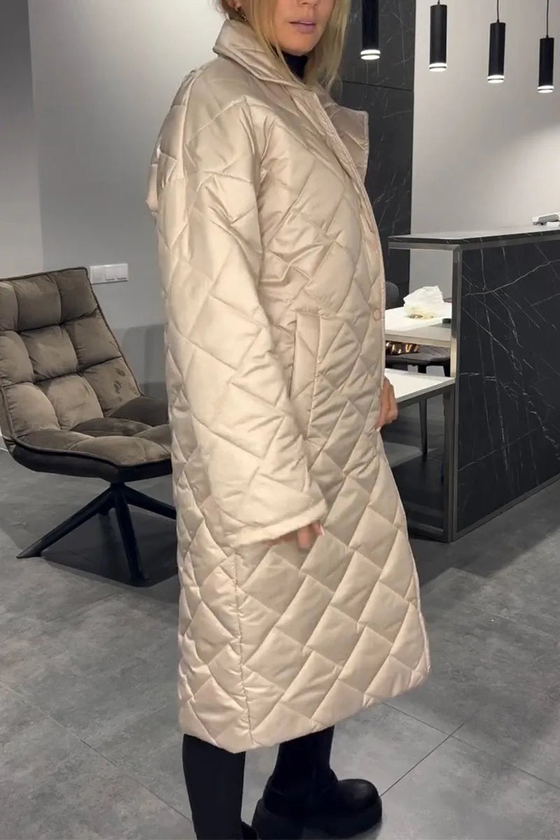 Morven – Quilted Longline Padded Coat