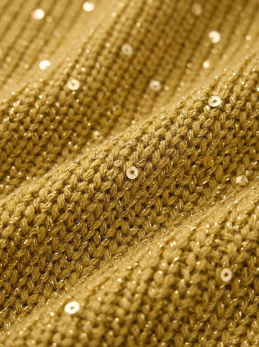 Halina – Oversized Collared Cardigan with Gold Buttons