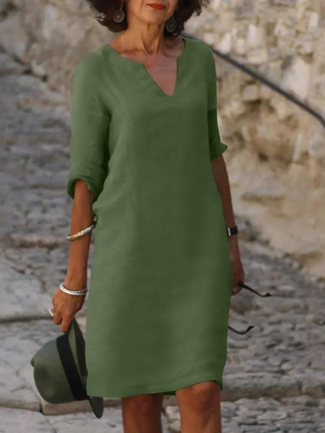 Jakayla | Elegant Dress with V-Neck