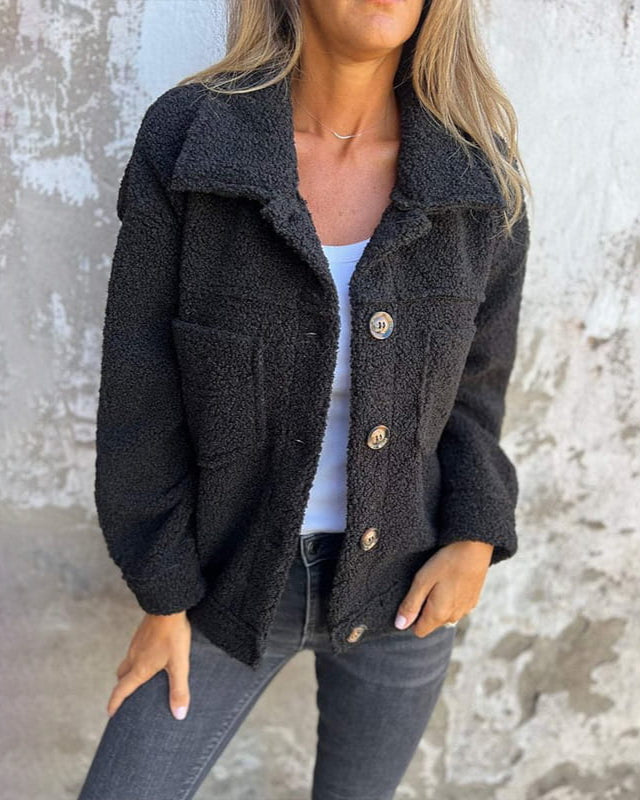Bethan – Cosy Teddy Fleece Jacket