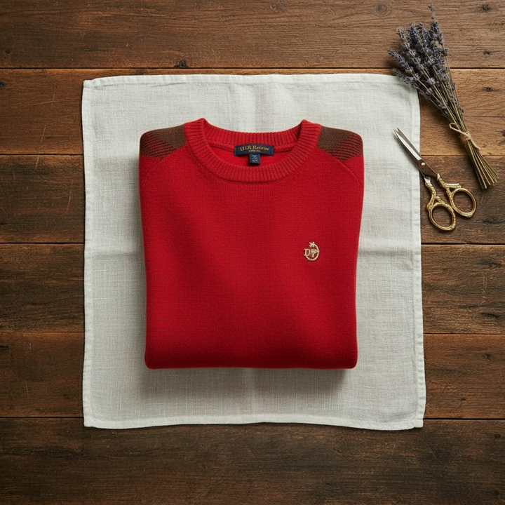 Jennifer – Contrast Sleeve Knit Jumper